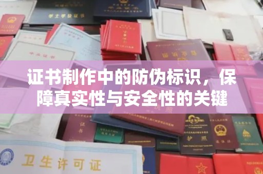 容县证书制作中的防伪标识，保障真实性与安全性的关键