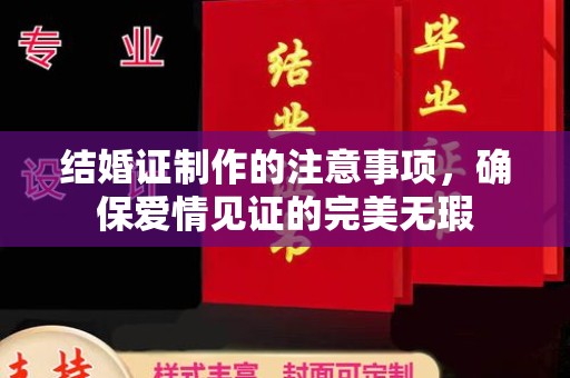 容县结婚证制作的注意事项，确保爱情见证的完美无瑕